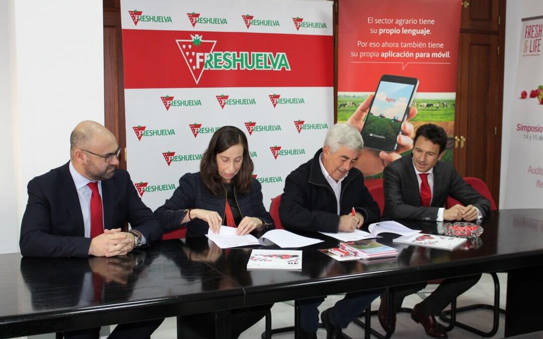El Banco Santander renueva como entidad colaboradora de Freshuelva Partners