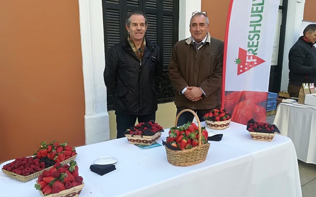 Los berries de Freshuelva, en la presentación de la Biblioteca de la Gastronomía Andaluza