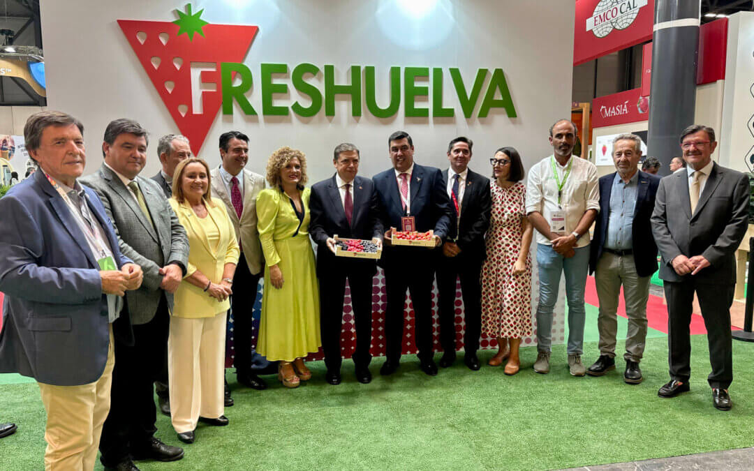 Fruit Attraction: Freshuelva urge al Gobierno y a la Junta de Andalucía a firmar el acuerdo para la ejecución de las obras de la presa de Alcolea