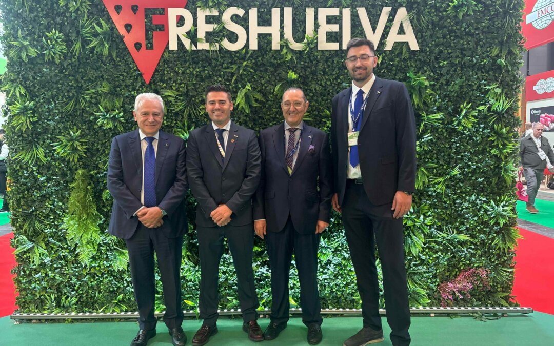 El stand de Freshuelva, gran punto de encuentro con nuestras empresas partners